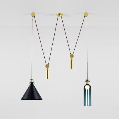 Modern Geometric Shape Art Chandelier