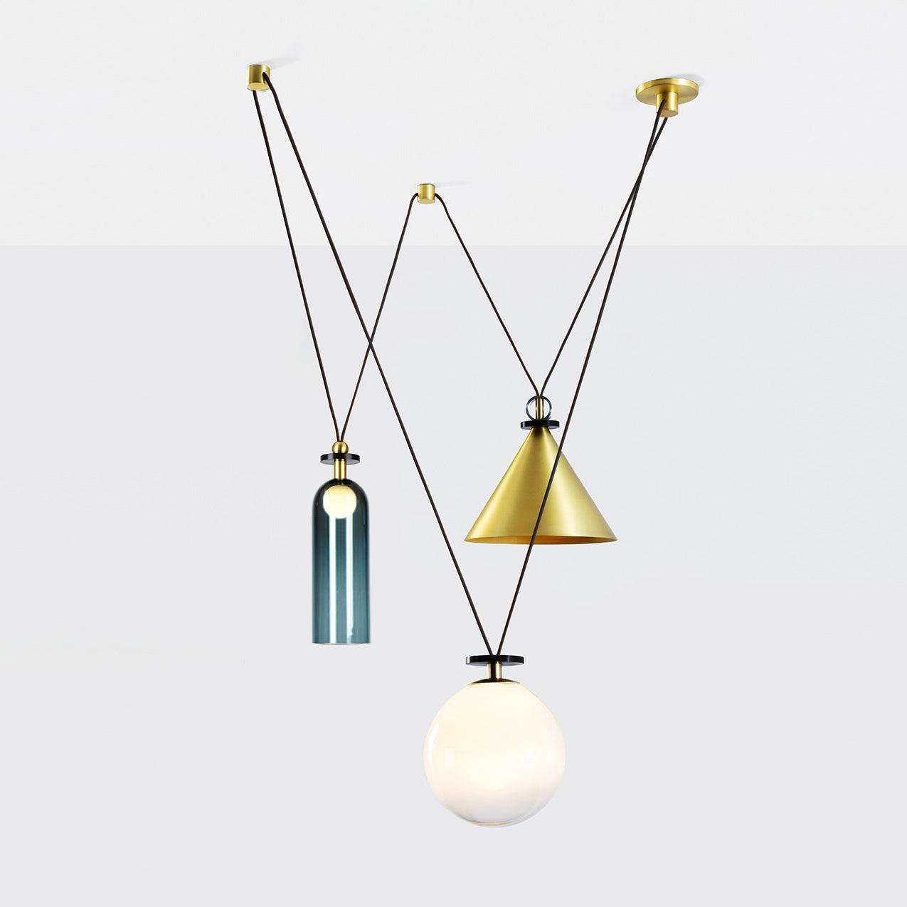 Modern Geometric Shape Art Chandelier