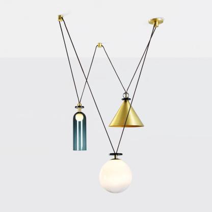 Modern Geometric Shape Art Chandelier