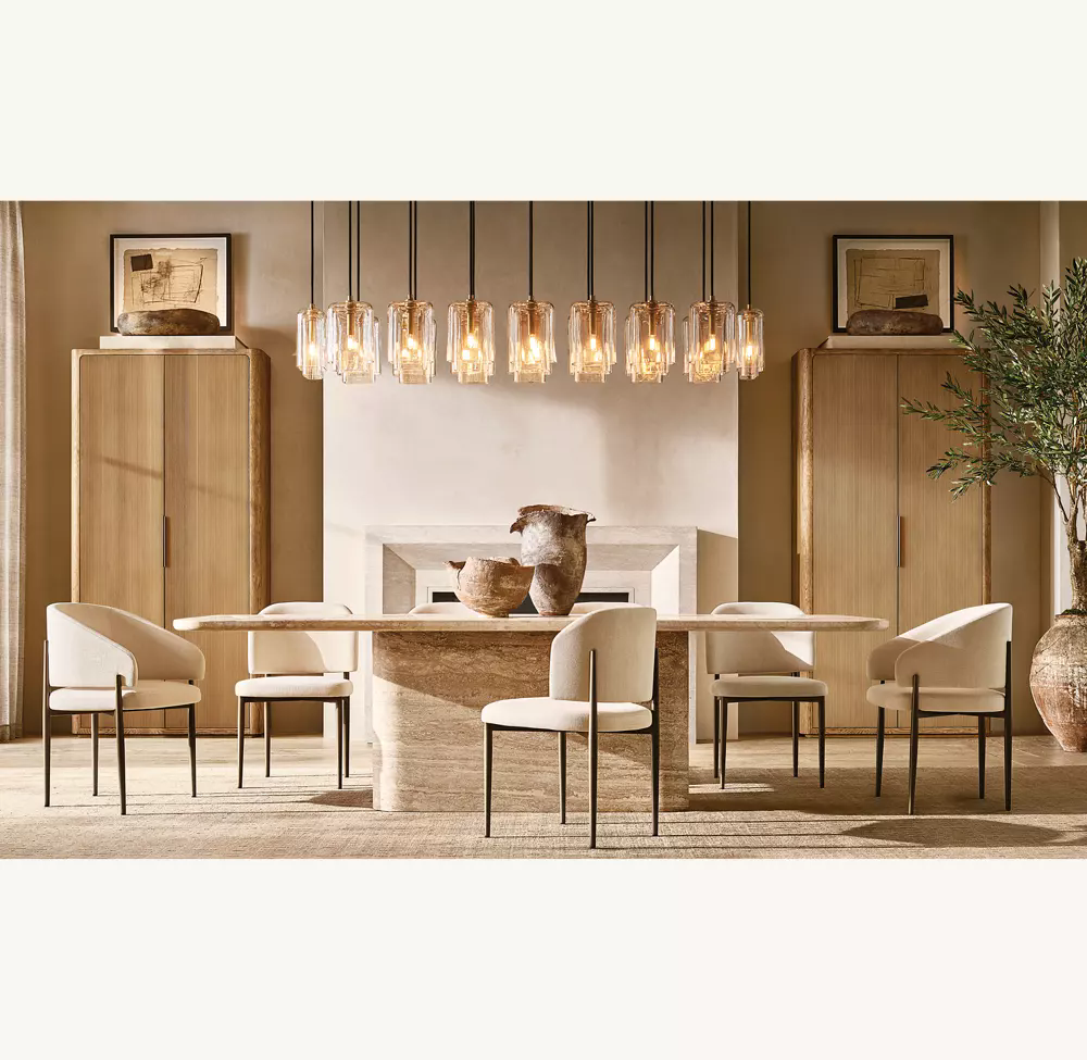 Lacour Clear Glass Linear Chandelier
