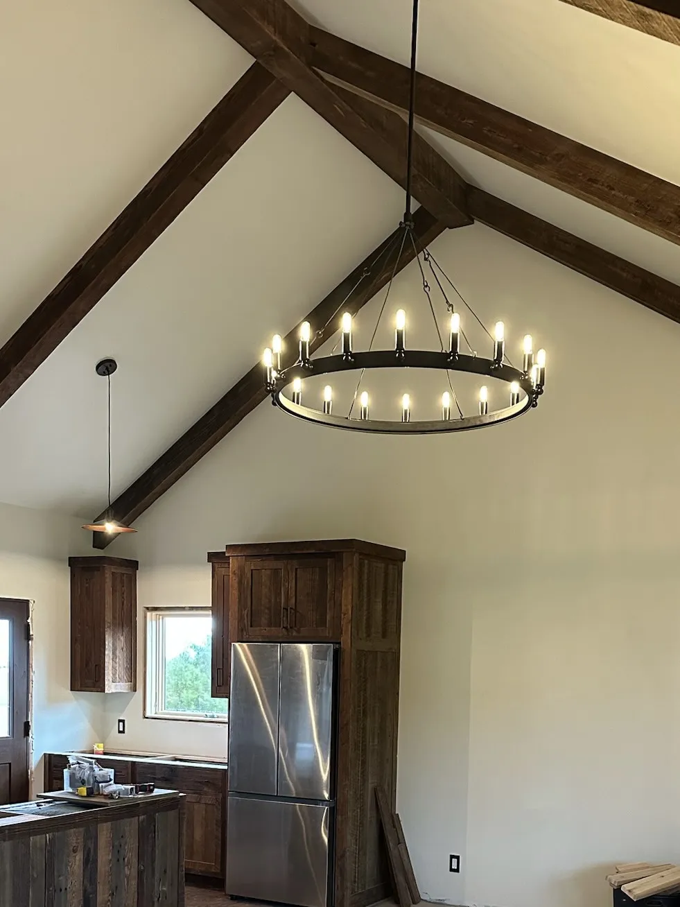 Camino Vintage Filament Round Chandelier 38" 18-Lights