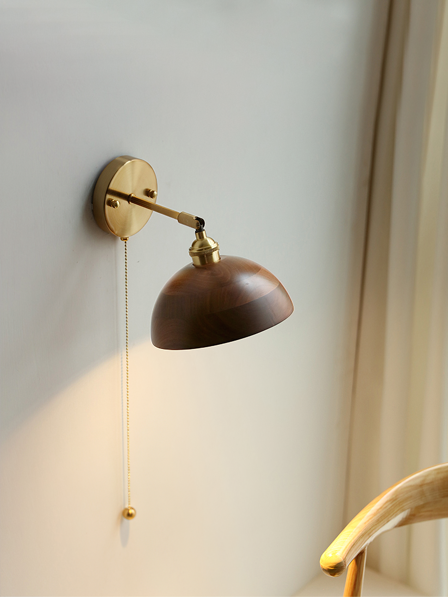 Vintage Wood Wall Sconces