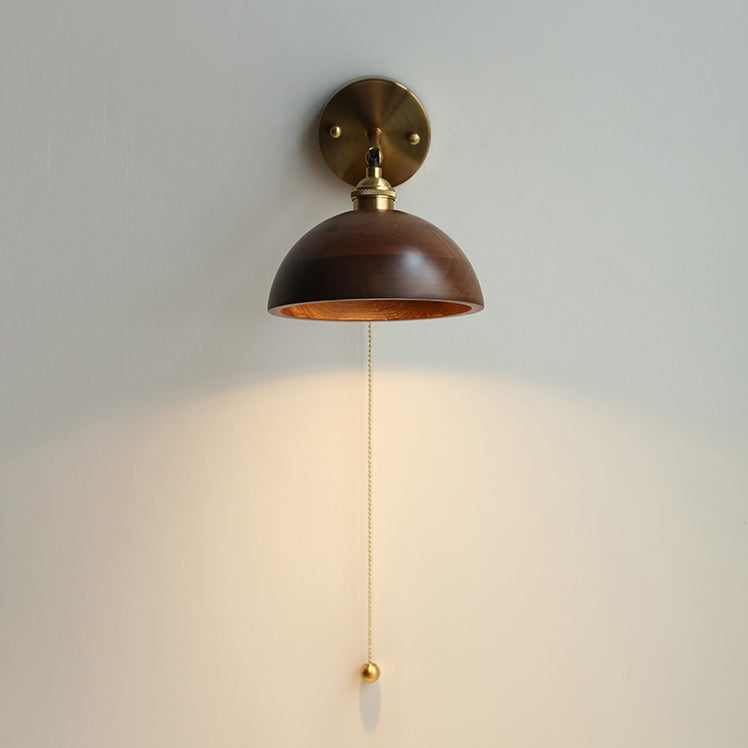Vintage Simple Wood Wall Sconces