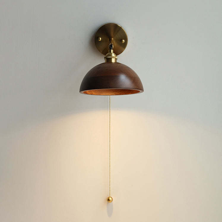 Vintage Simple Wood Wall Sconces