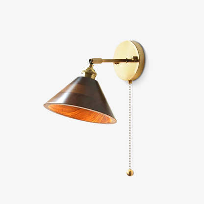 Vintage Wood Wall Sconces