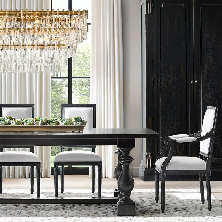 Marignan Modern Crystal Rectangle Chandelier 72"