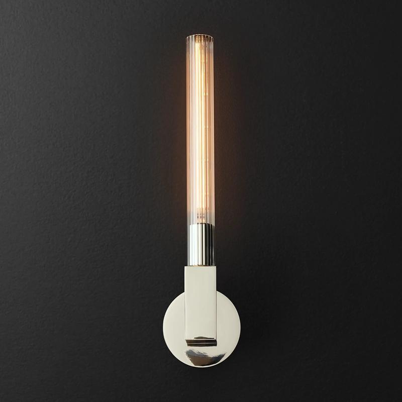 Cannele Single Head Candlestick Wall Sconce For Bedroom