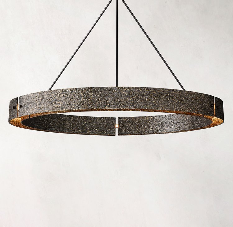 Cougry Round Brass Chandelier 60"