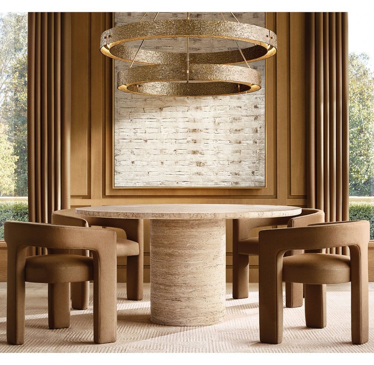 Cougry Two-tier Round Chandelier 60"