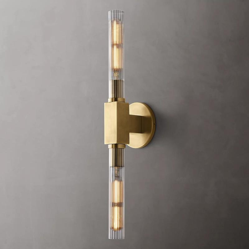 Double Head Candlestick Wall Sconce For Living Room