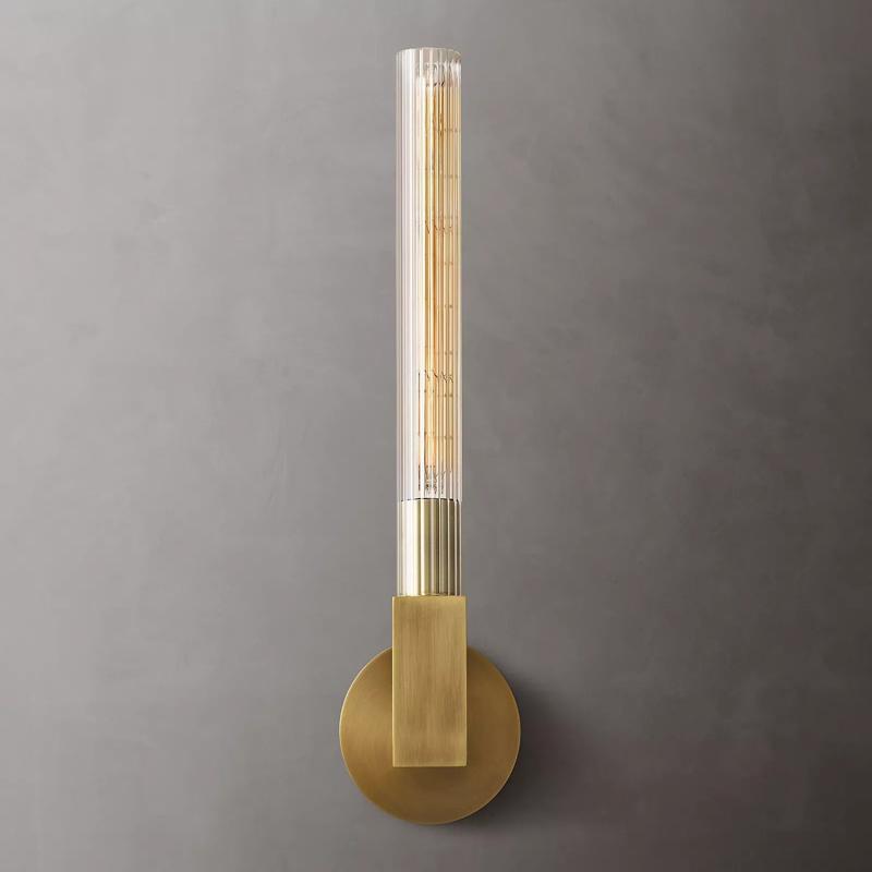 Cannele Single Head Candlestick Wall Sconce For Bedroom