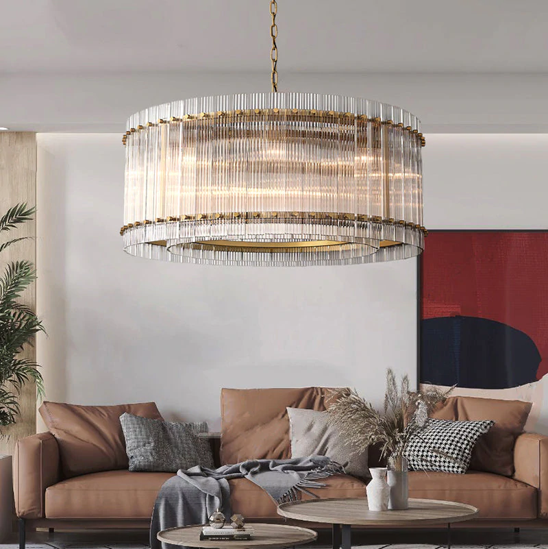 Hen Cbcro Modern luxury Round Crystal Chandelier 37"
