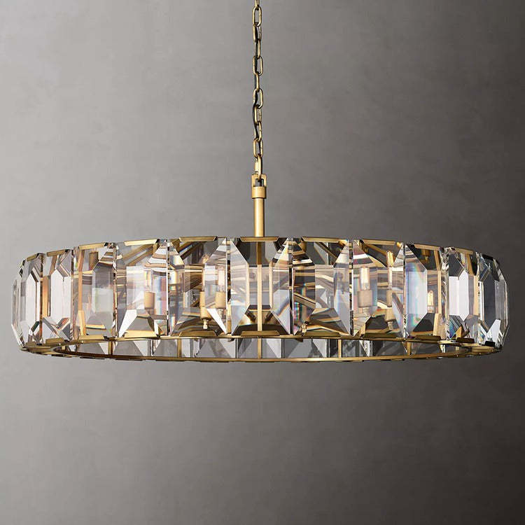 Artistic sense Multicurve Crystal Round Chandelier 60"