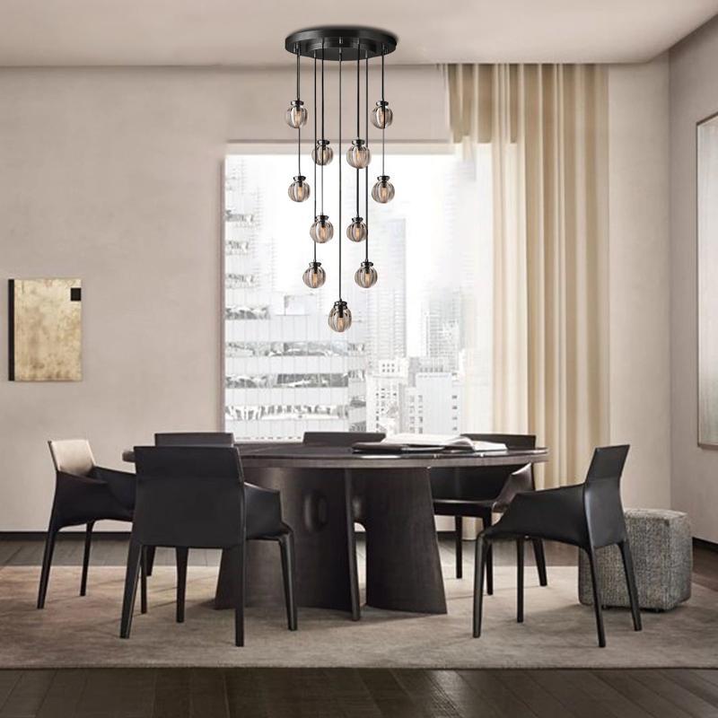 Morbisca Spherical Chandelier Modern 22"