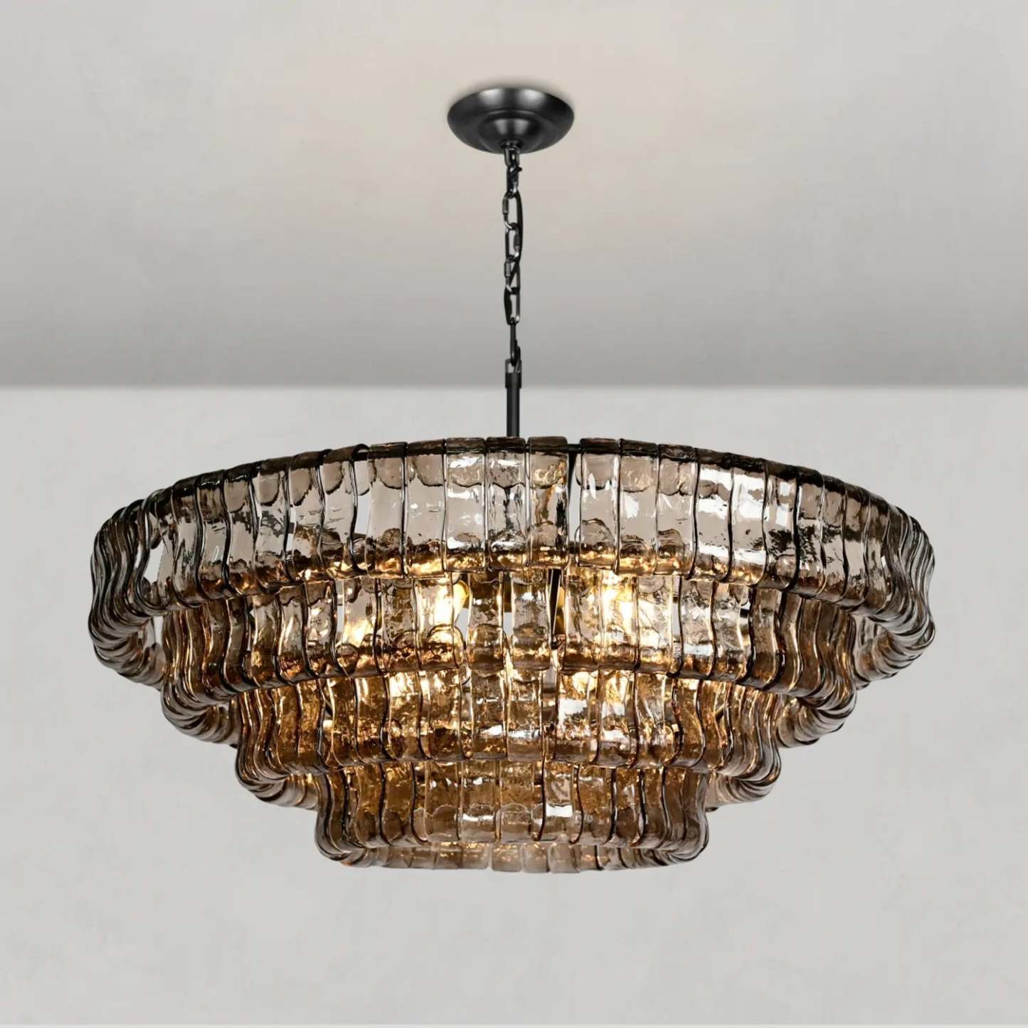 Liz Ghiaccio round Chandelier 36” invoice for for $1,000 shipping cost