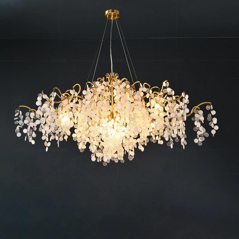 Oval Tree Branch Chandelier