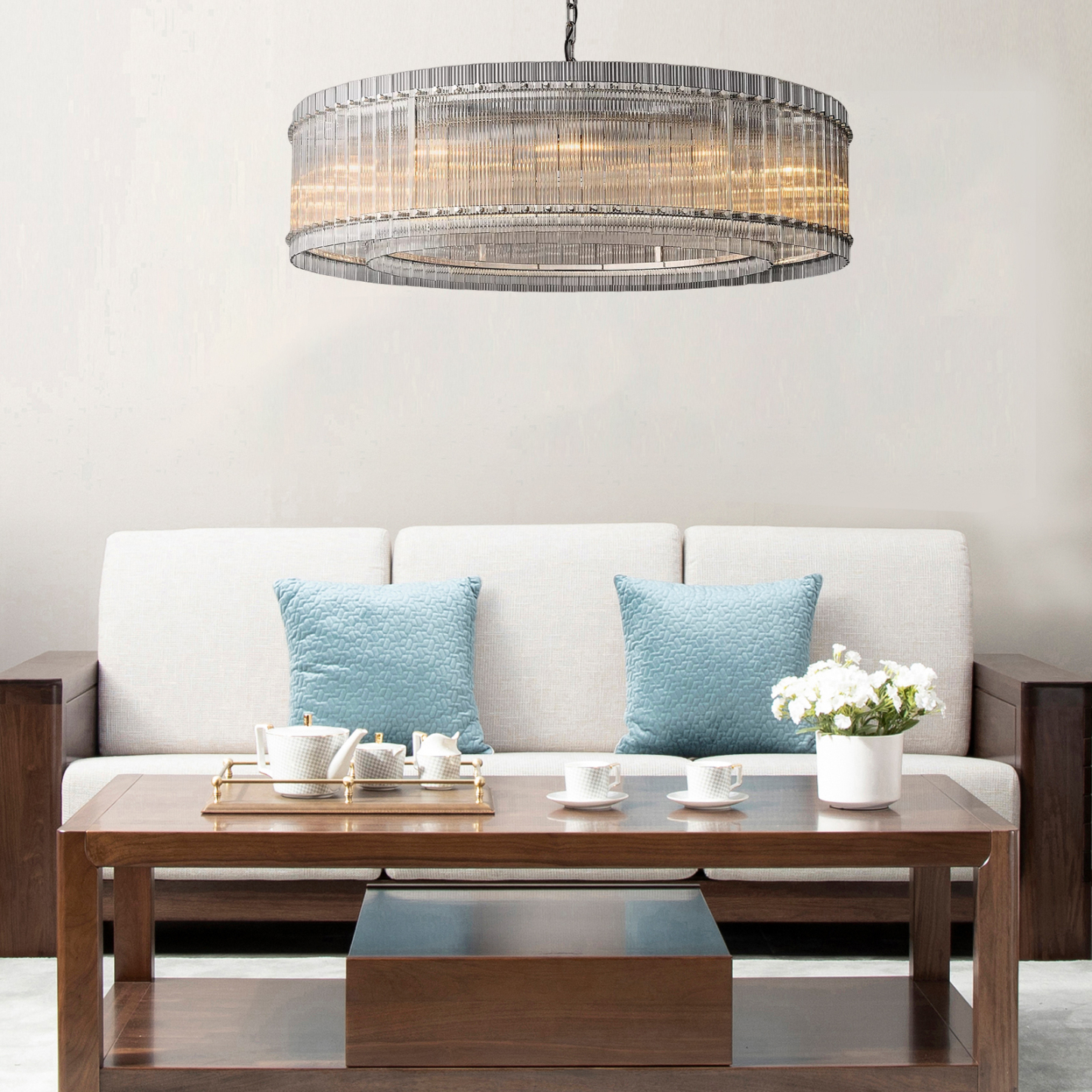 Hen Cbcro Modern Luxury Round Chandelier 60"