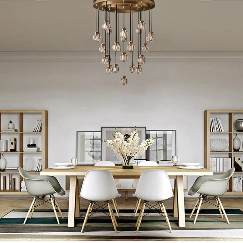 Morbisca Spherical Chandelier Modern 38"