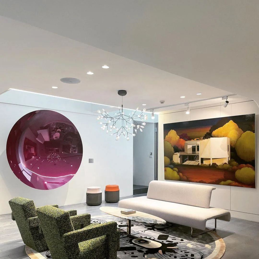 Black Firefly Branches Bifurcated Shape LED Chandelier