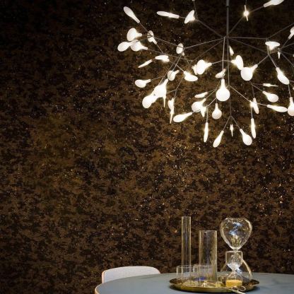 Black Firefly Branches Bifurcated Shape LED Chandelier