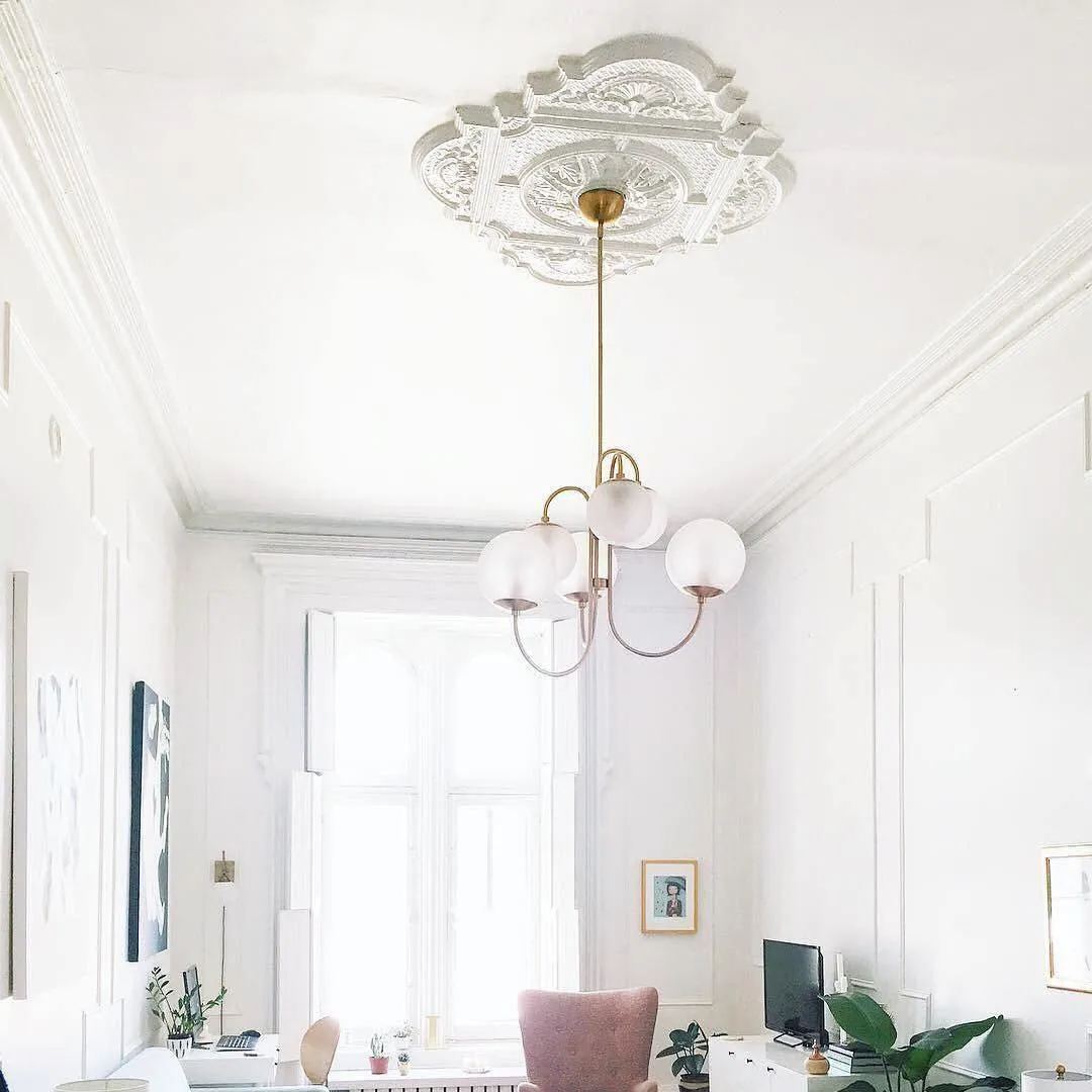 Gooseneck Globe Chandelier