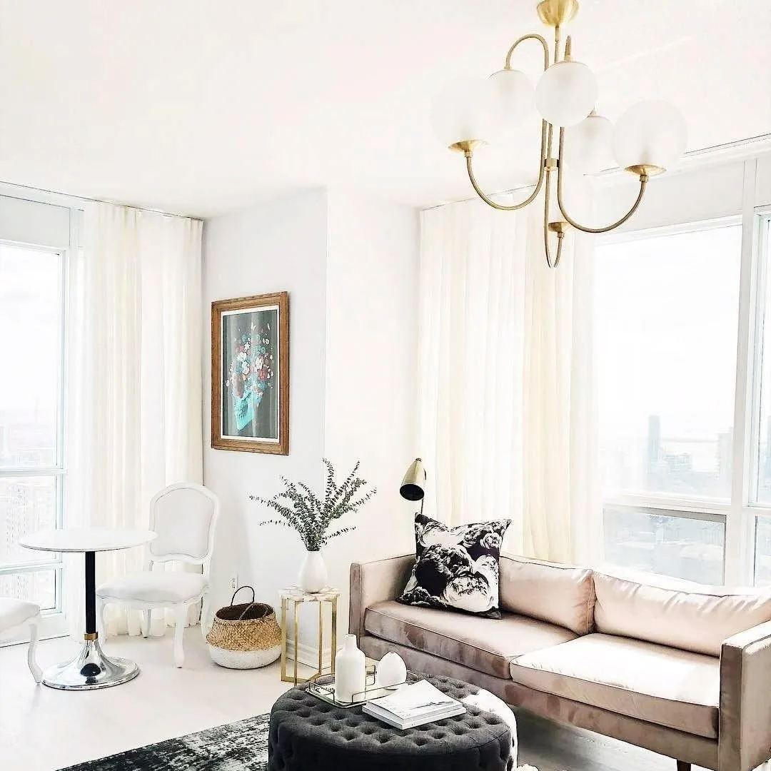 Gooseneck Globe Chandelier