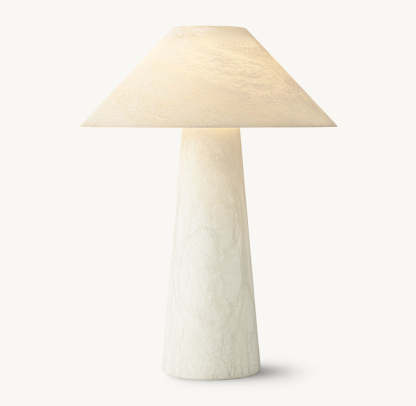 MYCENA ROUND STONE TABLE LAMP
