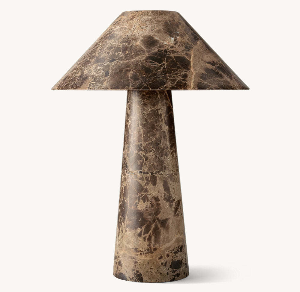 MYCENA ROUND STONE TABLE LAMP
