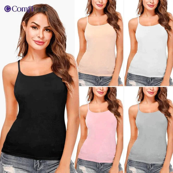 🔥Hot sale🔥 Women Tank Top with Built in Bra Camisole