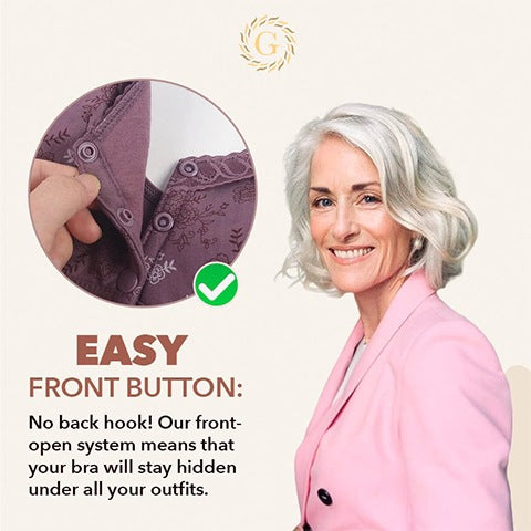 Pay 1 Get 3(3packs) - Cotton Front Closure Bra