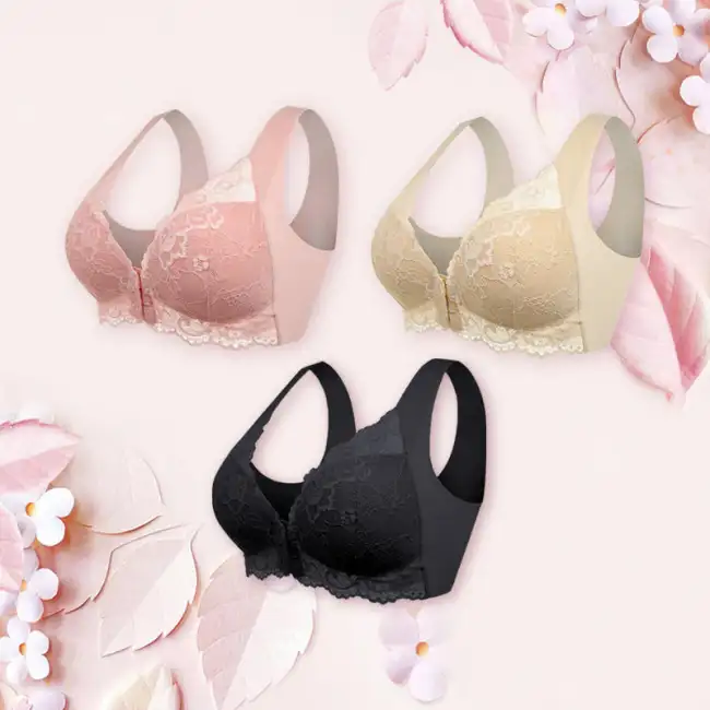 FRONT CLOSURE 5D SHAPING PUSH UP COMFY WIRELESS BRA