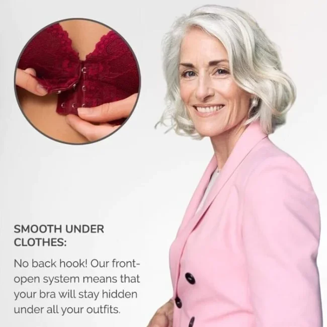 FRONT CLOSURE 5D SHAPING PUSH UP COMFY WIRELESS BRA