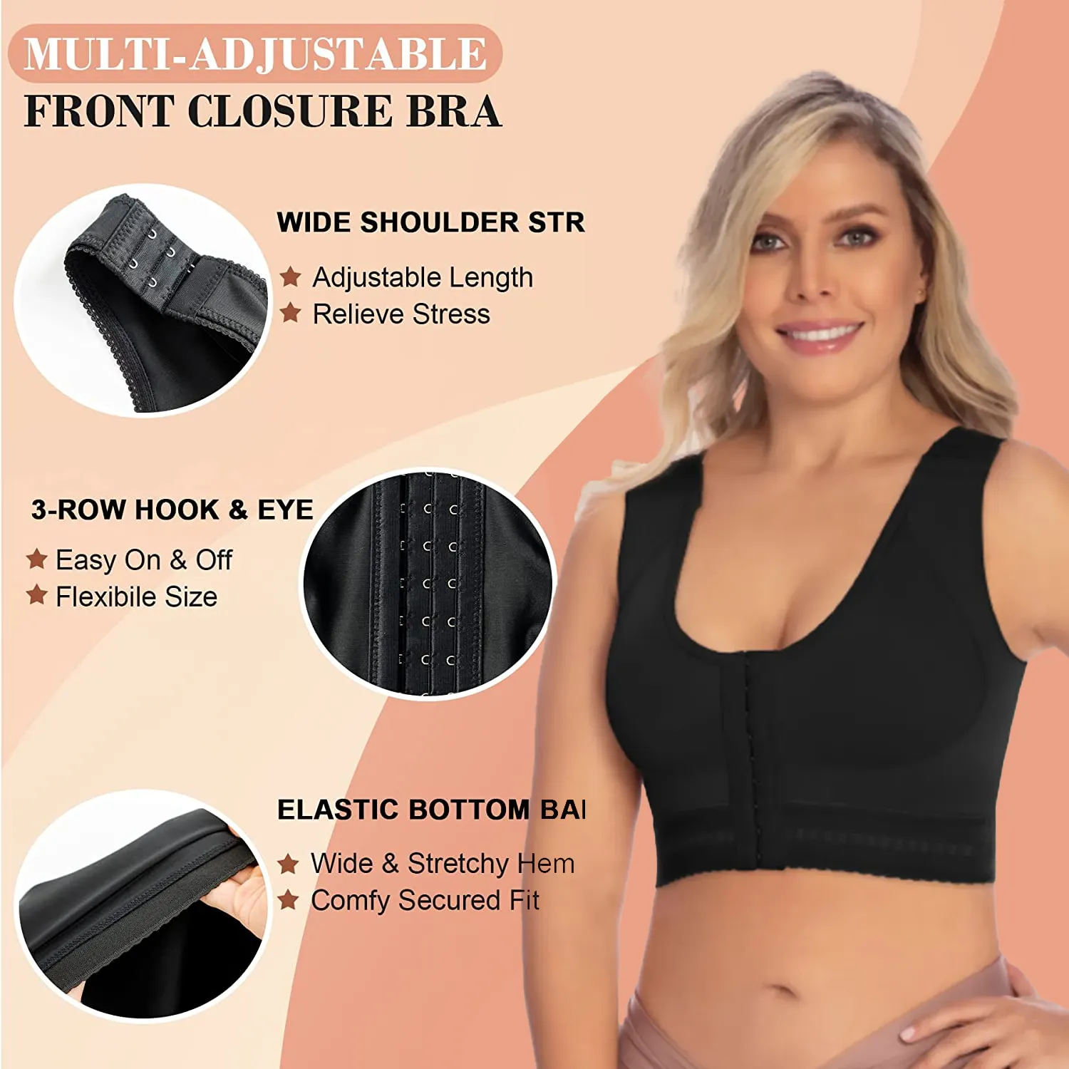 Delie Girdles | Fit360 Post-surgical Bra