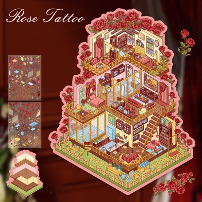Olden Home DIY 3D Scene Stickers - 2 Cute Miniature Scenes