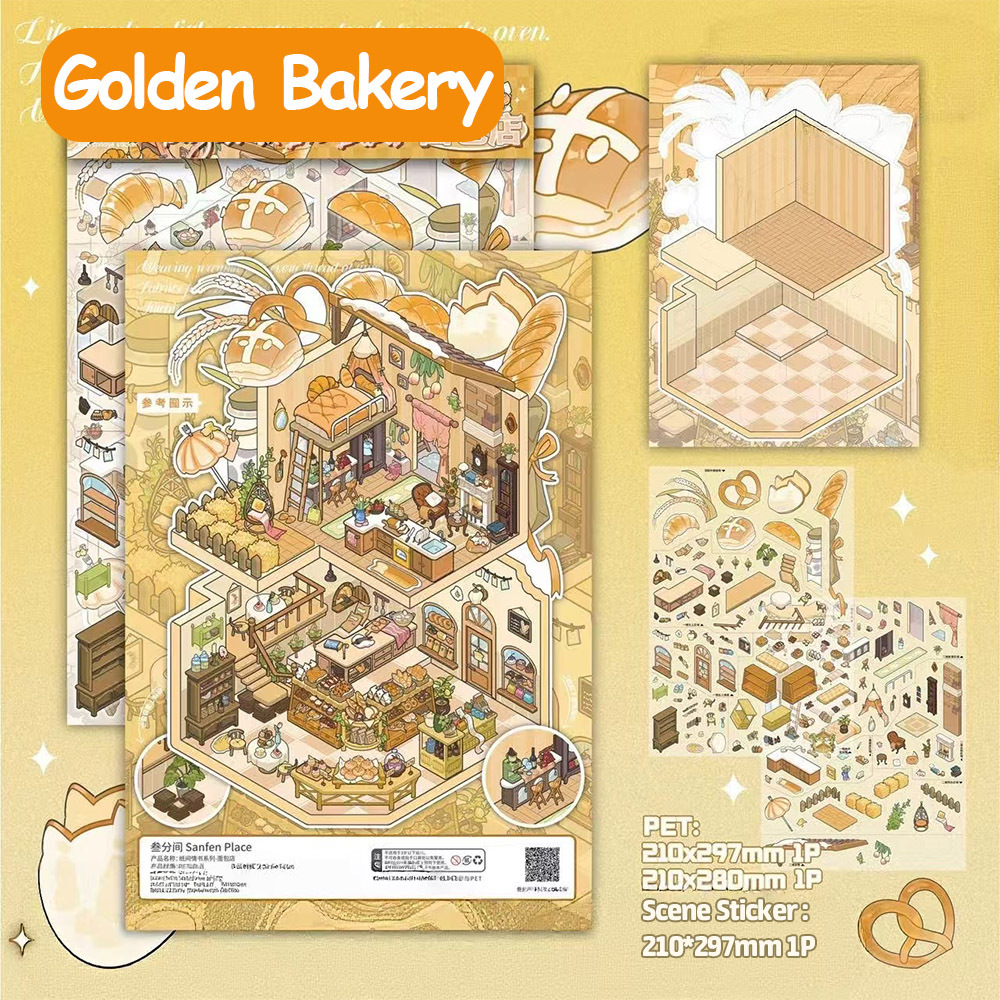 Paperbound Love Notes DIY 3D Scene Stickers - Miniature Scene