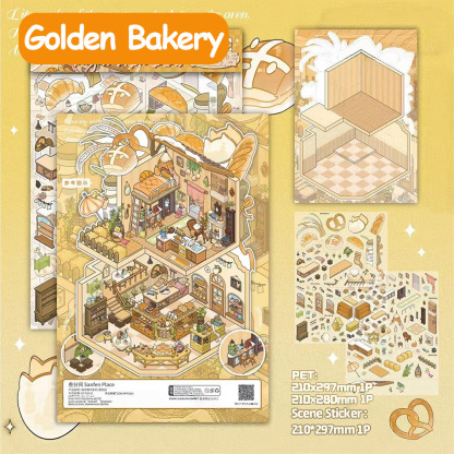 Paperbound Love Notes DIY 3D Scene Stickers - Miniature Scene