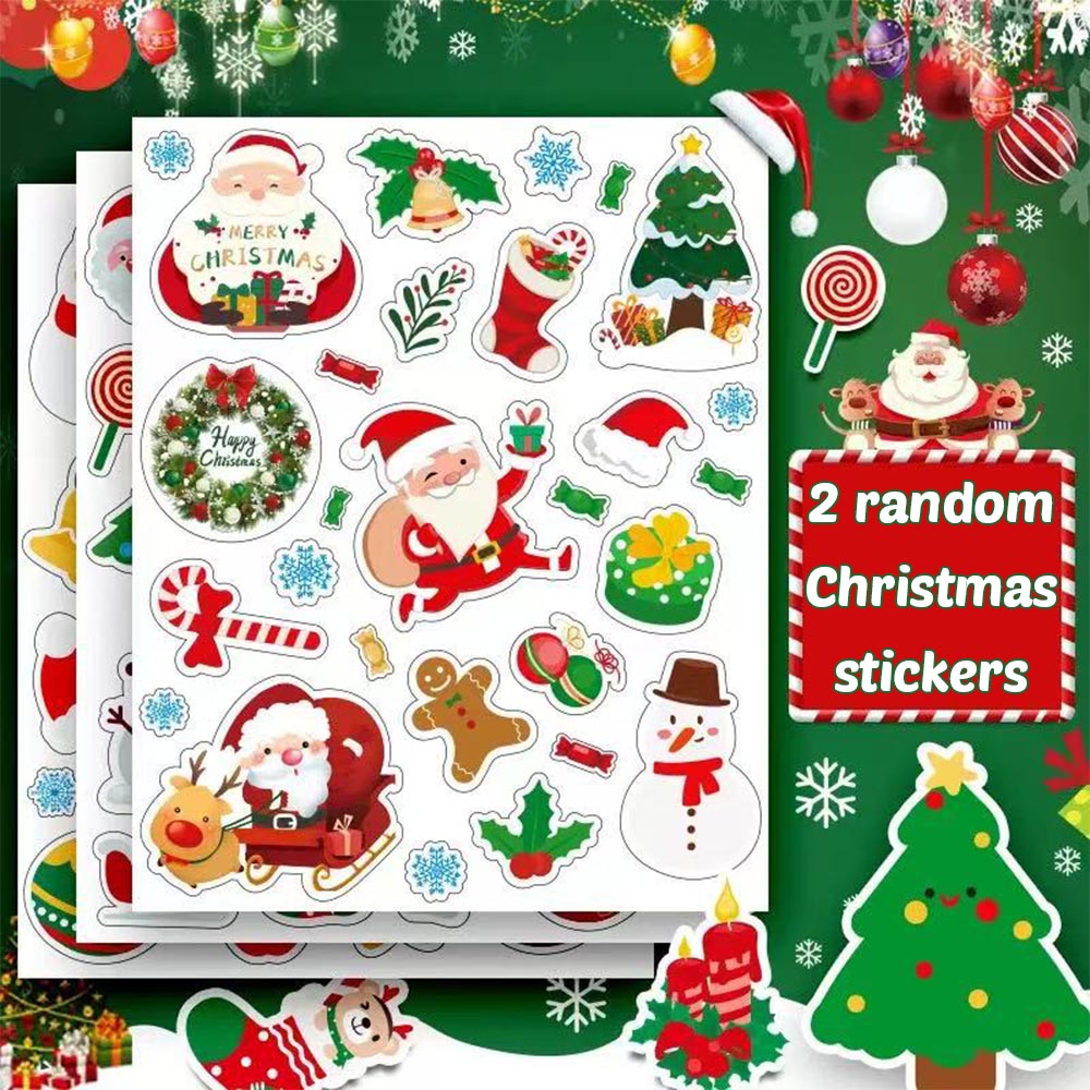Cozy Dec. Carnival!  — Enjoy two free random Christmas stickers with every order