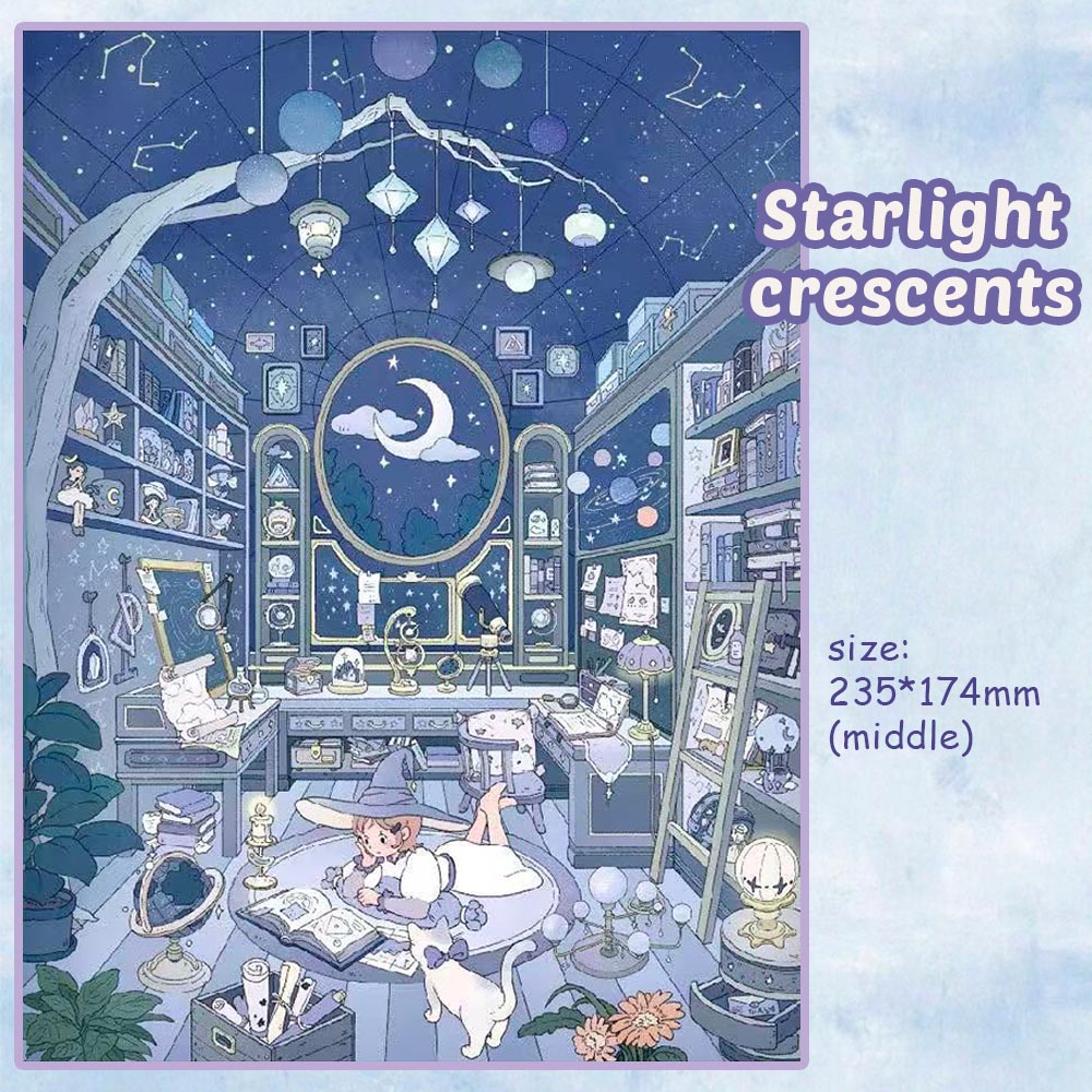 [Copy]Wind Breath DIY 3D Scene Stickers - 4 Miniature Scenes