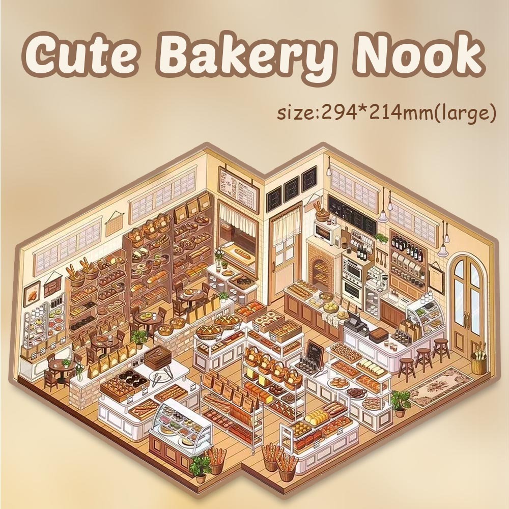 Big Cake&Bakery DIY 3D Sticker Collection - Cute Miniature Scene