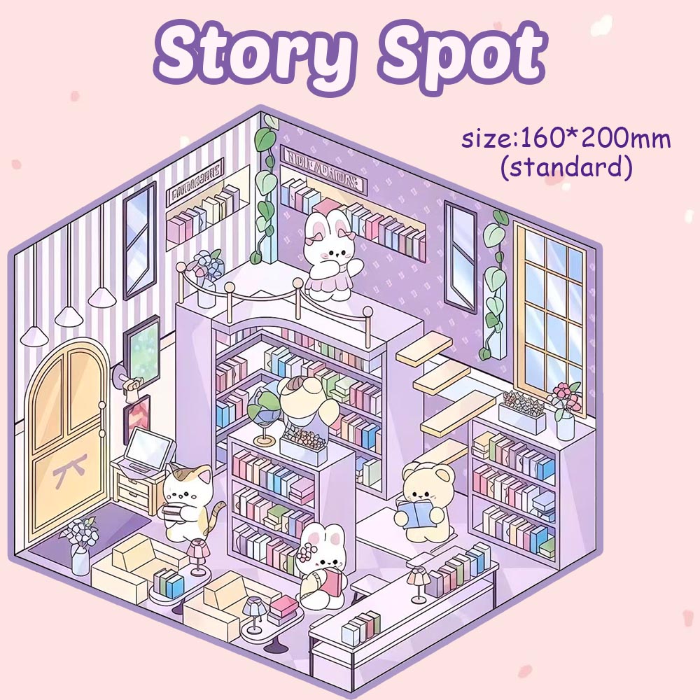 Critter Tales DIY 3D Scene Stickers 3 Lovely Miniature Scenes