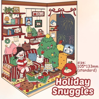 Little corner wonders DIY 3D Sticker Collection - 4 Cute Miniature Scenes