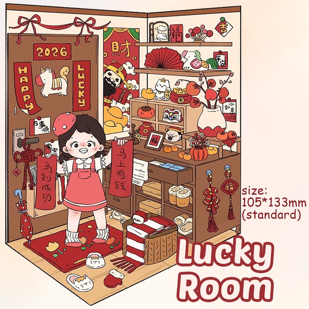 Little corner wonders DIY 3D Sticker Collection - 4 Cute Miniature Scenes