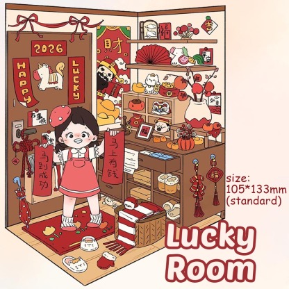 Little corner wonders DIY 3D Sticker Collection - 4 Cute Miniature Scenes