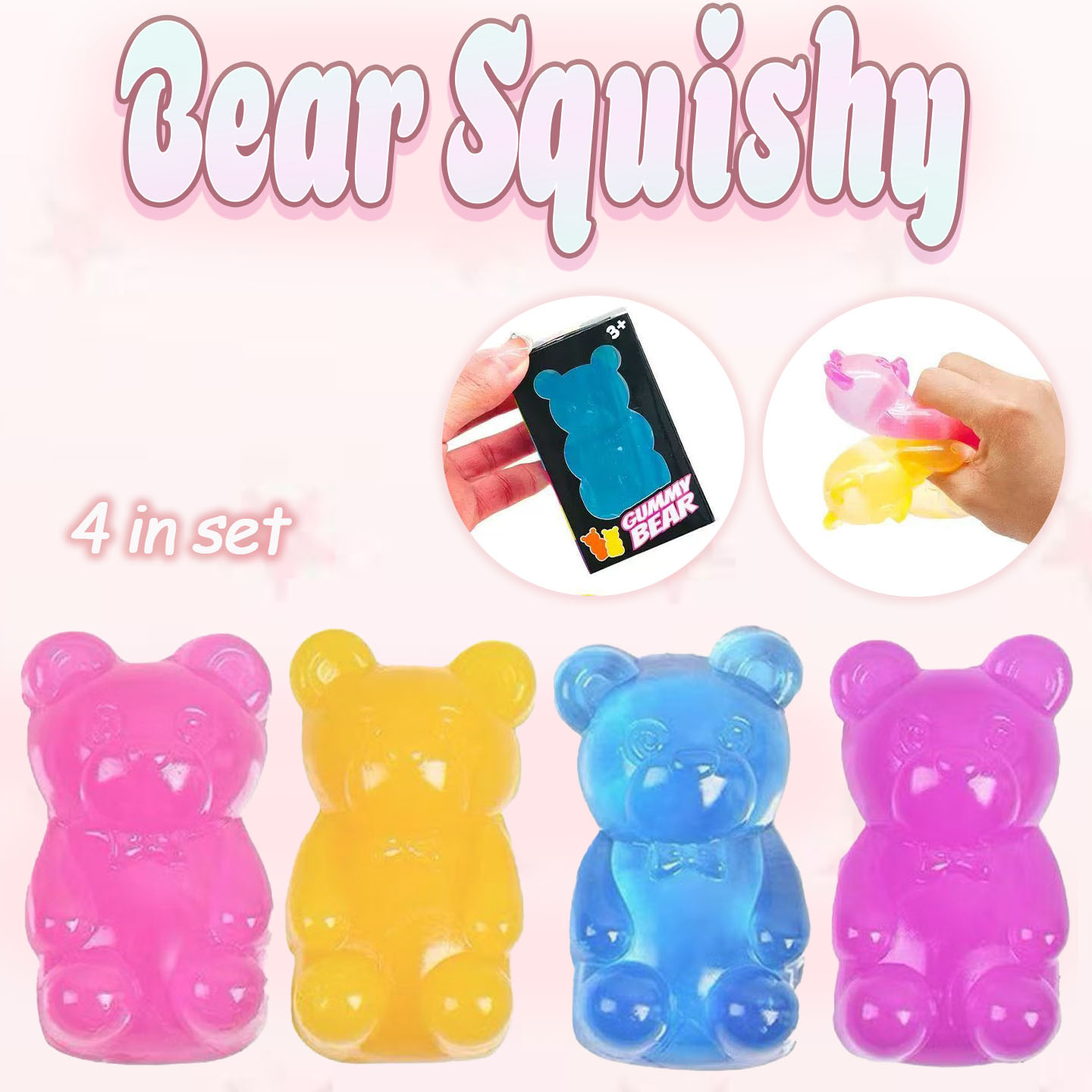 Bear Squishy Sensory Fidget Toy - 4series