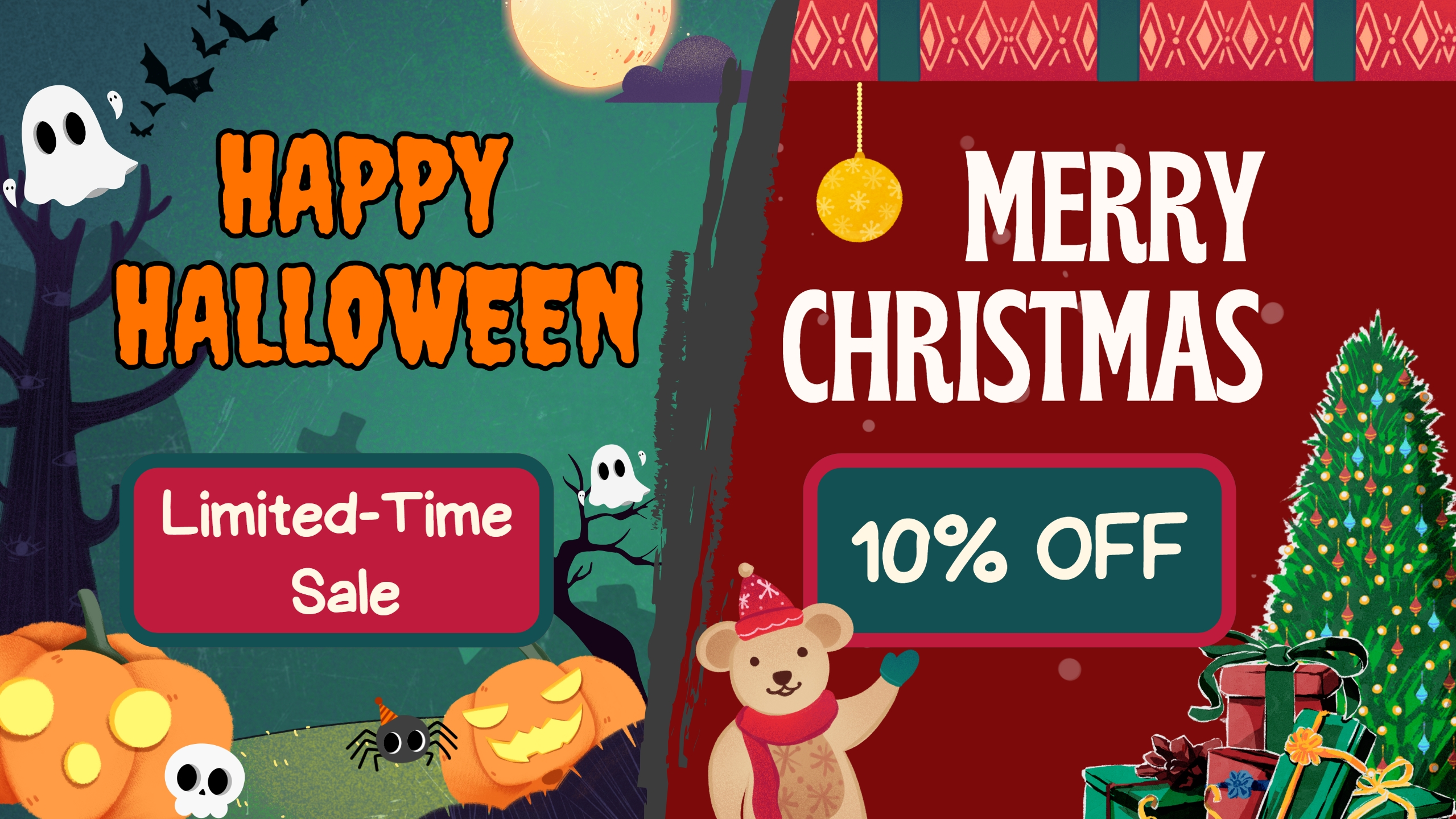 Happy Halloween & Merry Christmas