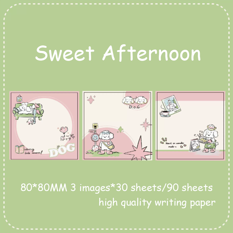 Journaling sticky notes- Cats & Dogs in Rain Boots