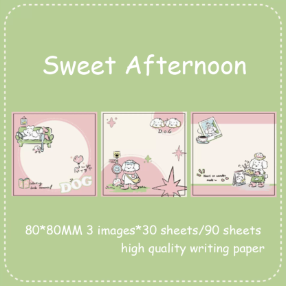 Journaling sticky notes- Cats & Dogs in Rain Boots