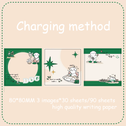 Journaling sticky notes- Cats & Dogs in Rain Boots