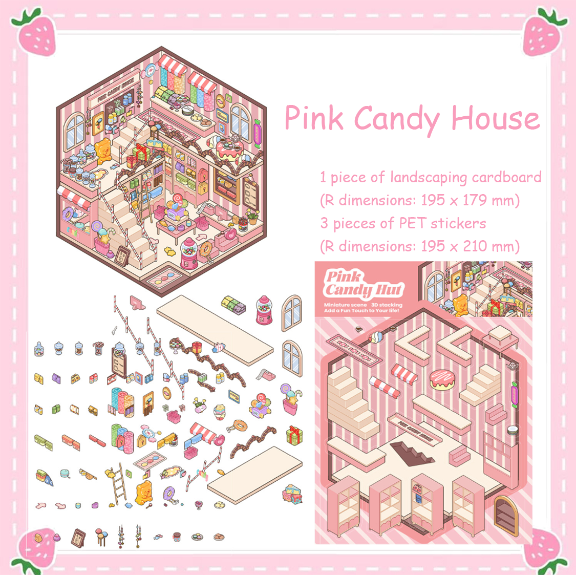 Mystic Dreams Series DIY 3D Scene Stickers - 2 Cute Miniature Scenes