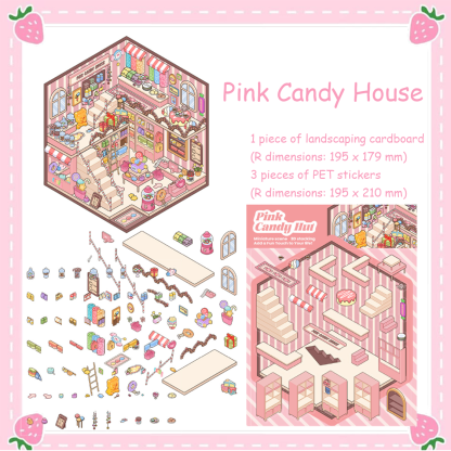 Mystic Dreams Series DIY 3D Scene Stickers - 2 Cute Miniature Scenes